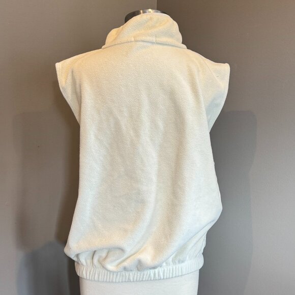 Beyond Yoga Morning Walk Cream Fleece Vest - Picture 6 of 10